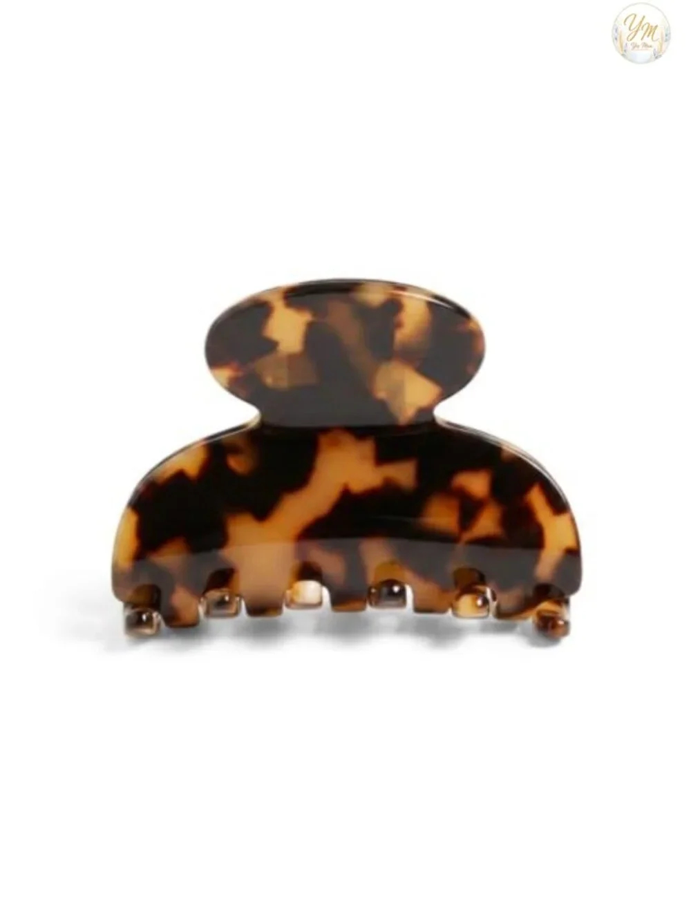 Handmade French Claw Clip for Fine Hair, Cellulose Acetate, Secure Hold